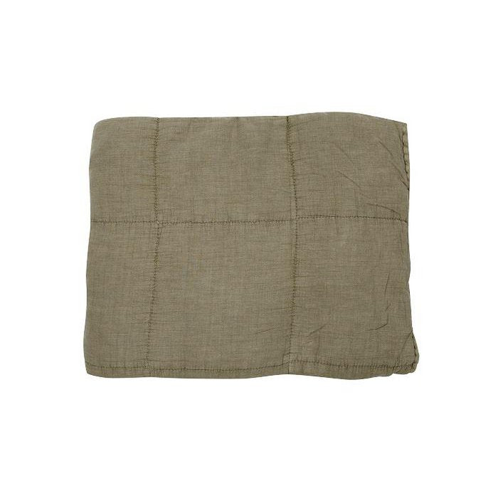 Plaid Adventure, leichte Steppdecke - olivgrau 130x170