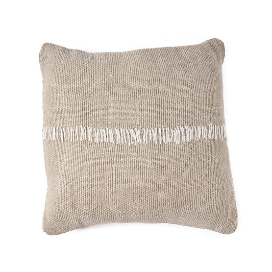 The Linen-Stitch Cushion Cover, Natural 50x50