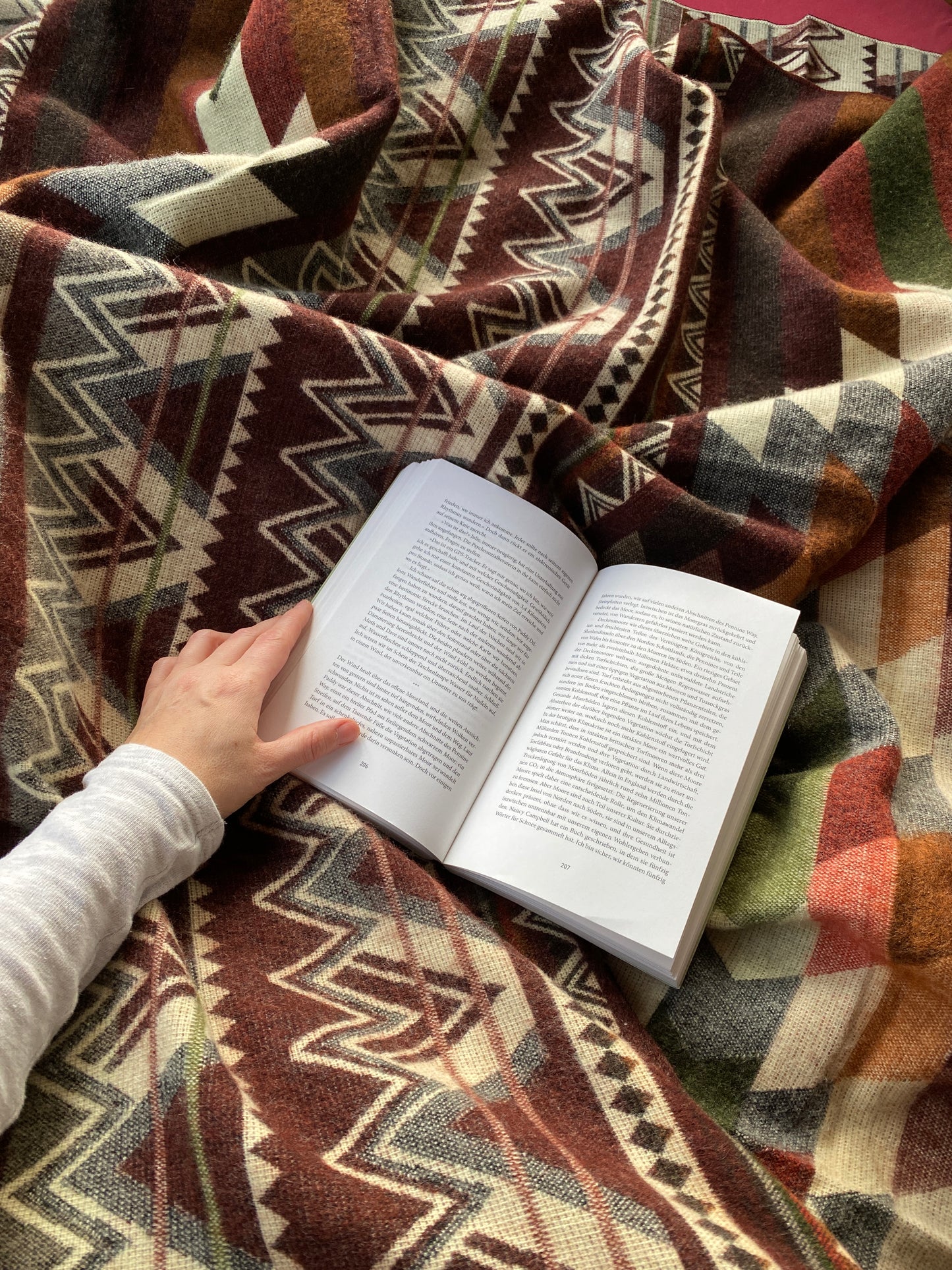 Ecuadorian Alpaca Blanket - Antisana Green