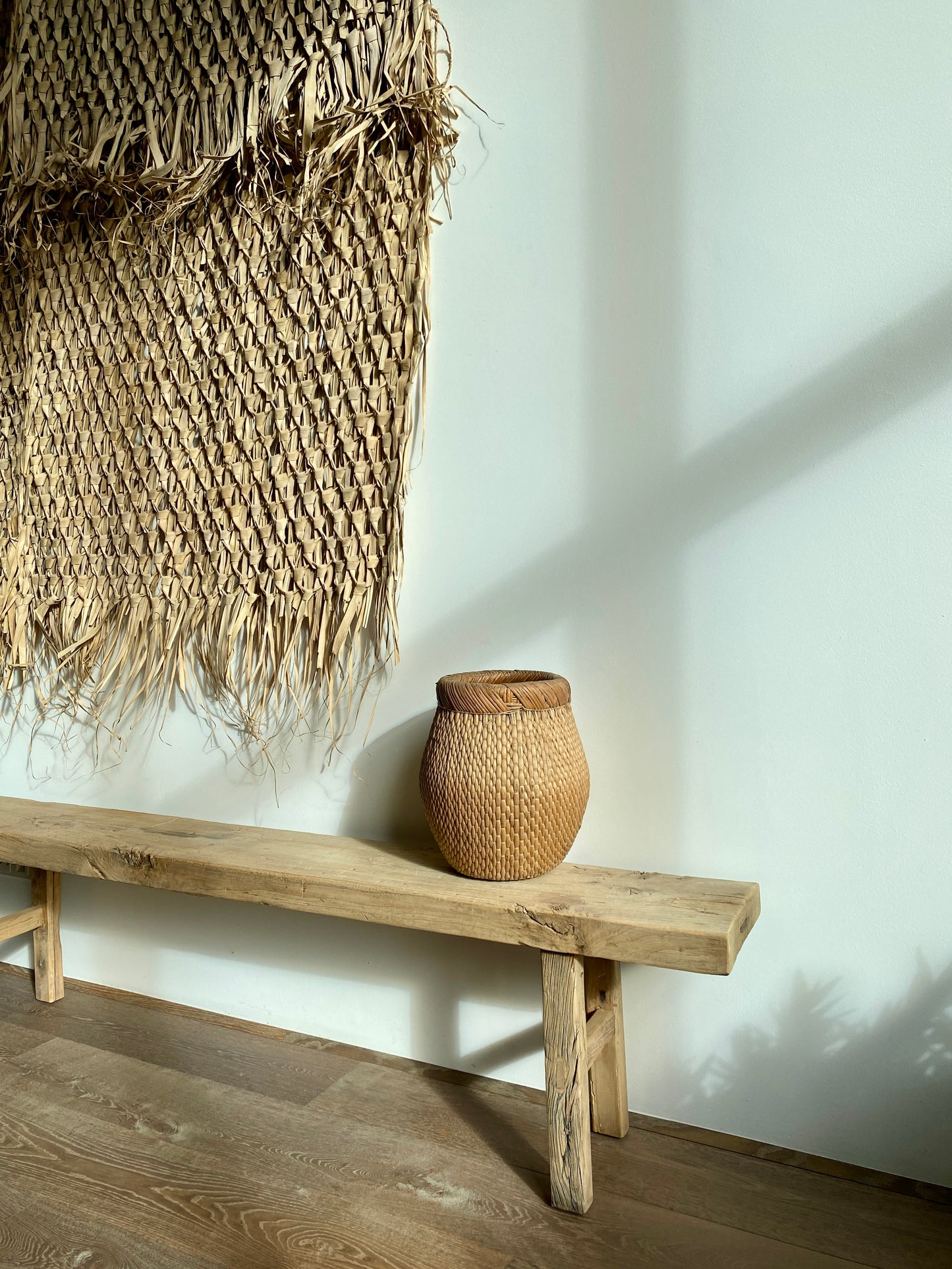 Asian basket, antique - Wabi Sabi