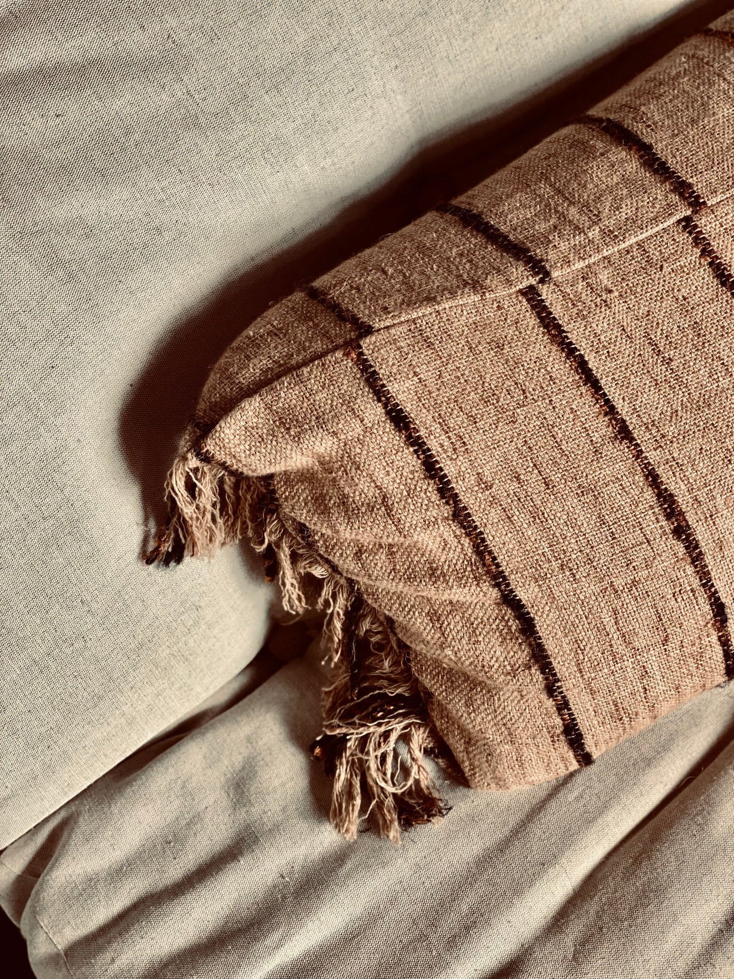 The Oh My Gee Kissenbezug - Beige Schwarz 30x50