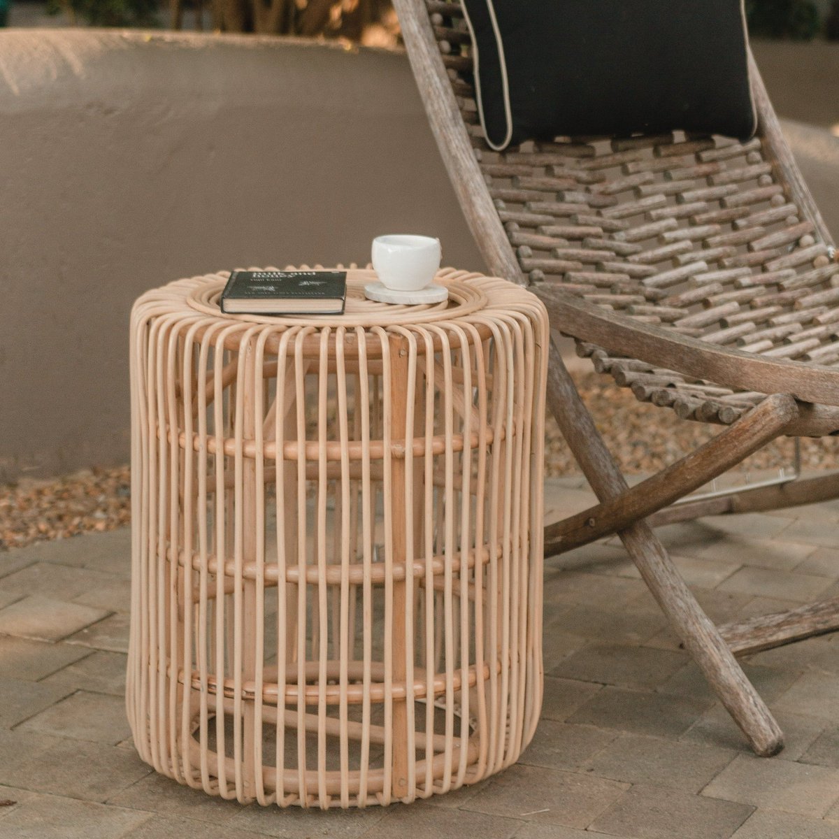 Rattan-Beistelltisch, Couchtisch ALAMAYA
