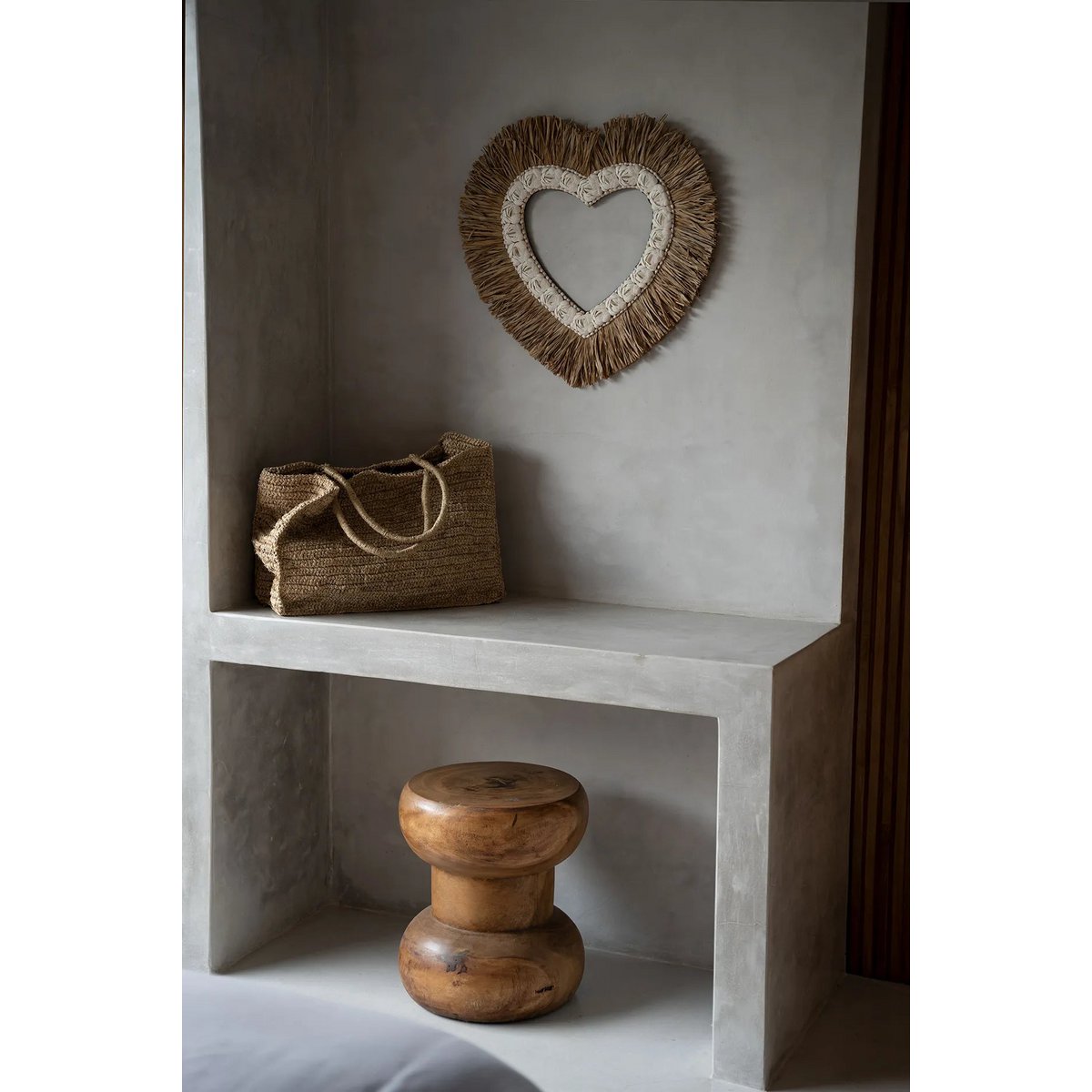 Der Ti Amo Shopper - Raffia Natur