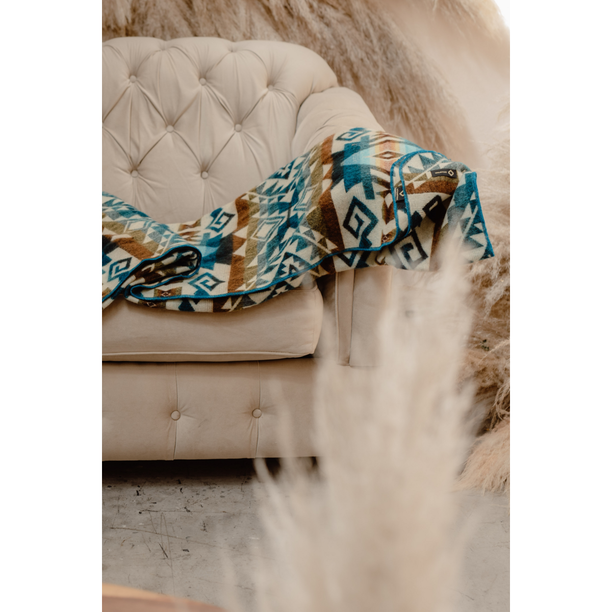 Decke aus ecuadorianischem Alpaka - Chimborazo Colormix