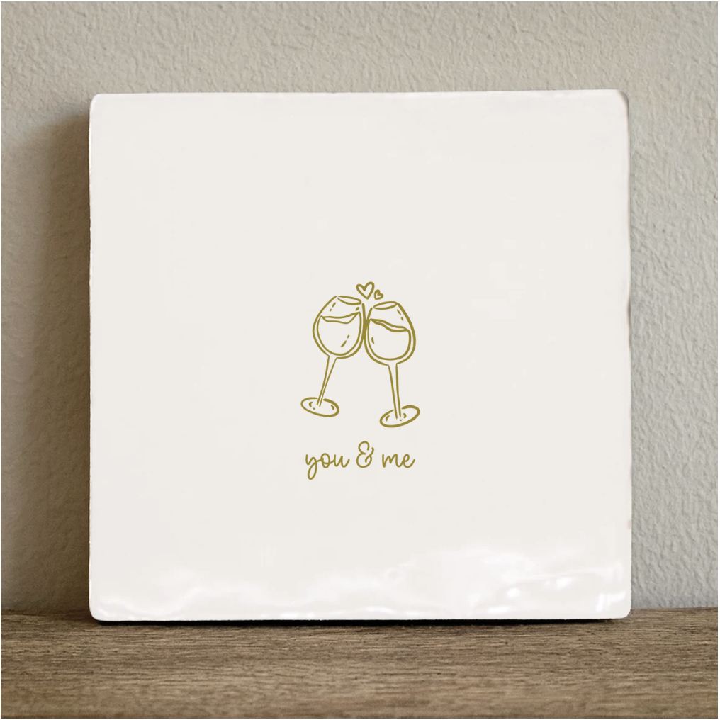 Ceramic Tile, Decorative Tile - you and me, 10x10cm