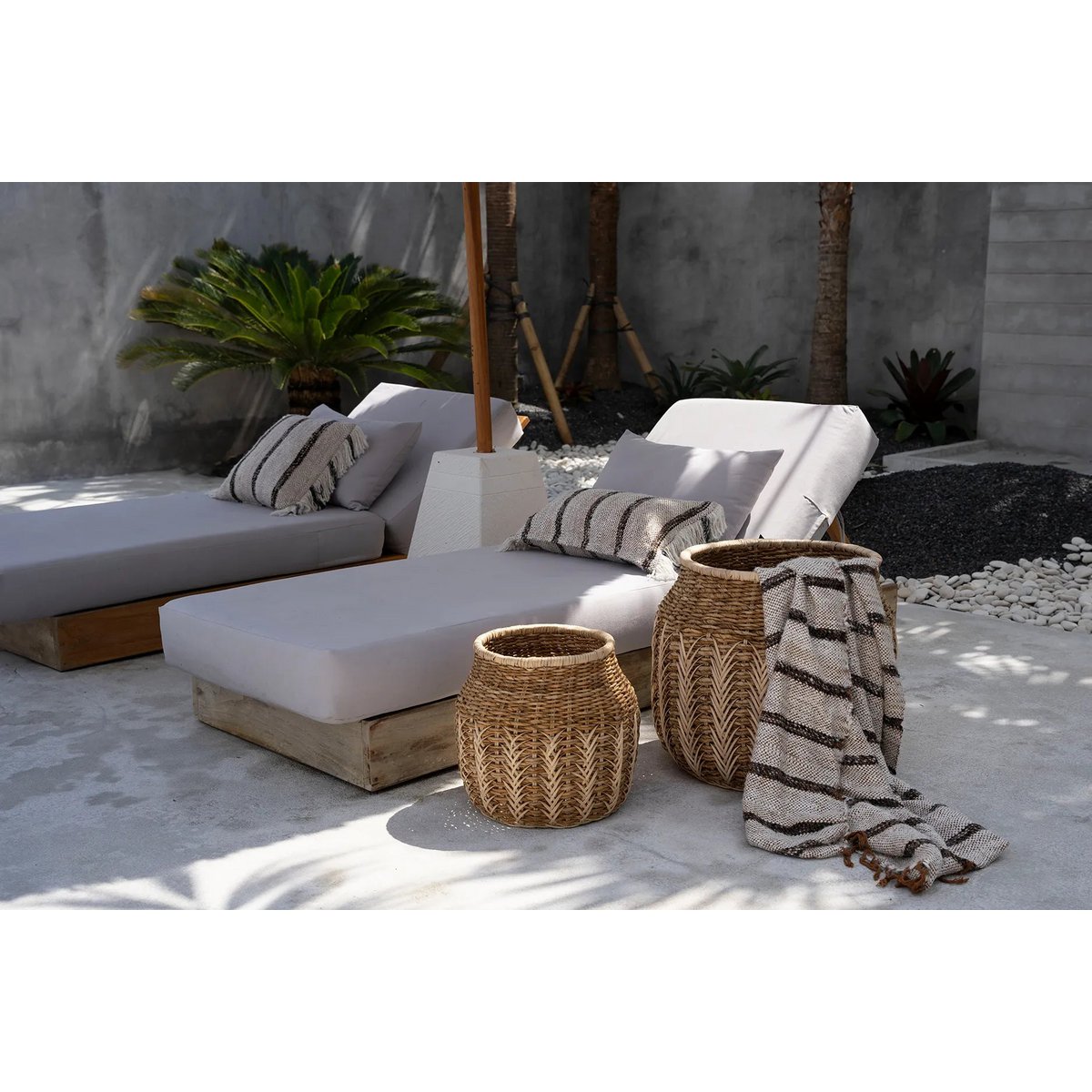 Der Oh My Gee Kissenbezug – Bohemian White 40x40