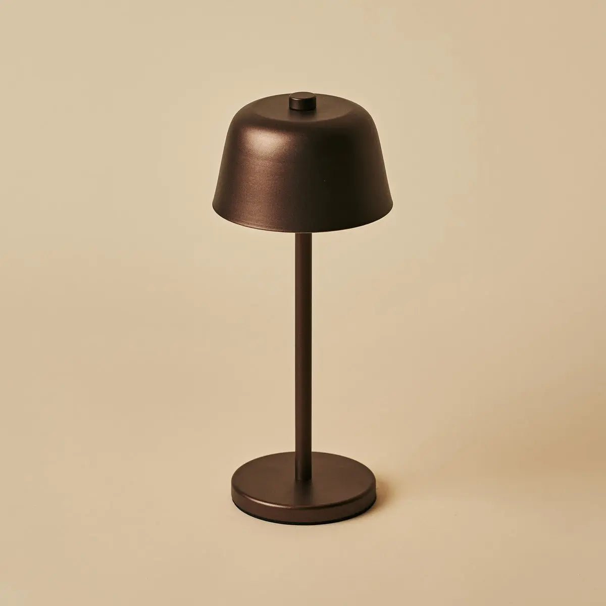 'Anton' table lamp Espresso Brown - rechargeable, wireless lighting