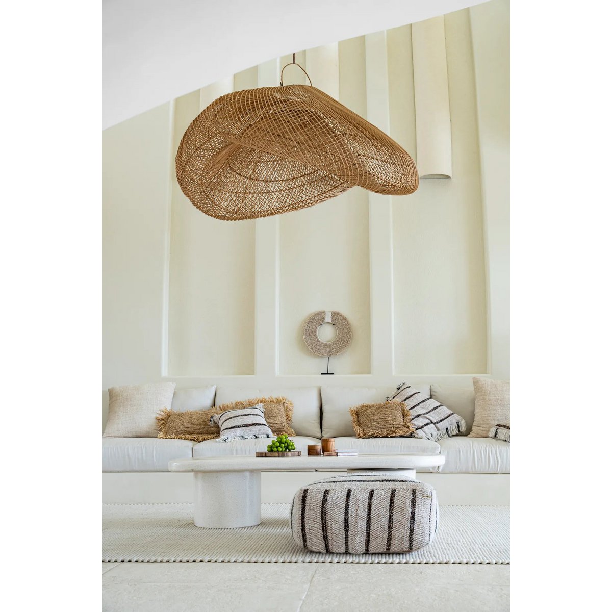 Der Oh My Gee Kissenbezug – Bohemian White 40x40