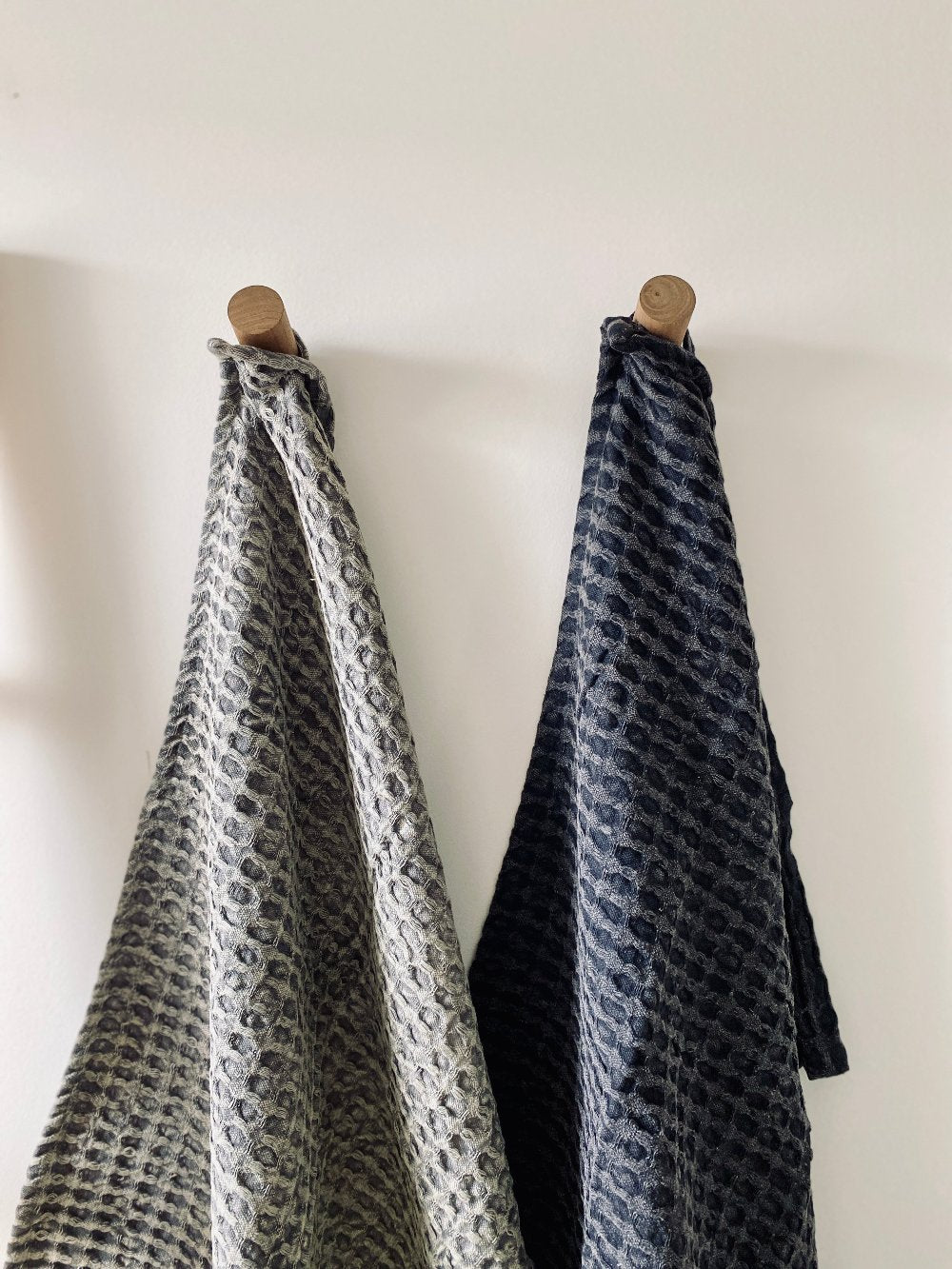Tea towel waffle pique, beige