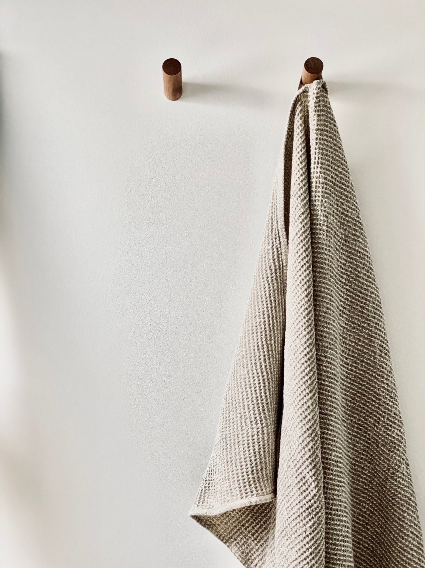 Linen towel, waffle pattern