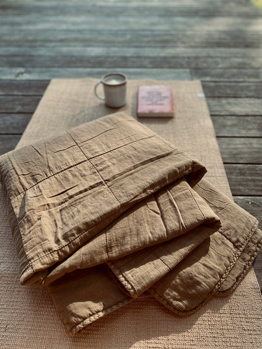 Plaid Adventure, Überwurf - olivgrau 170x220