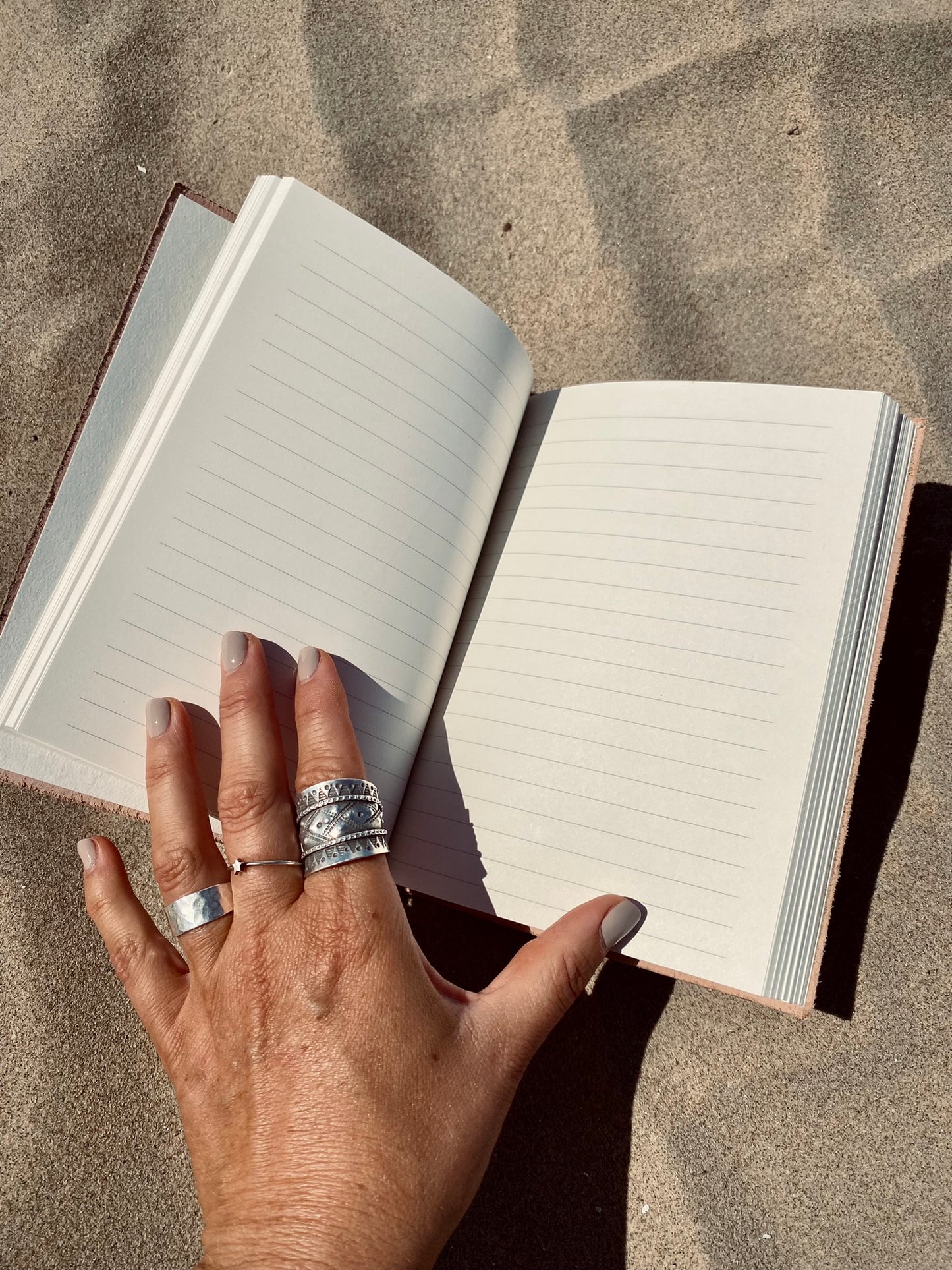 Notebook leather "not all those who wander are lost"