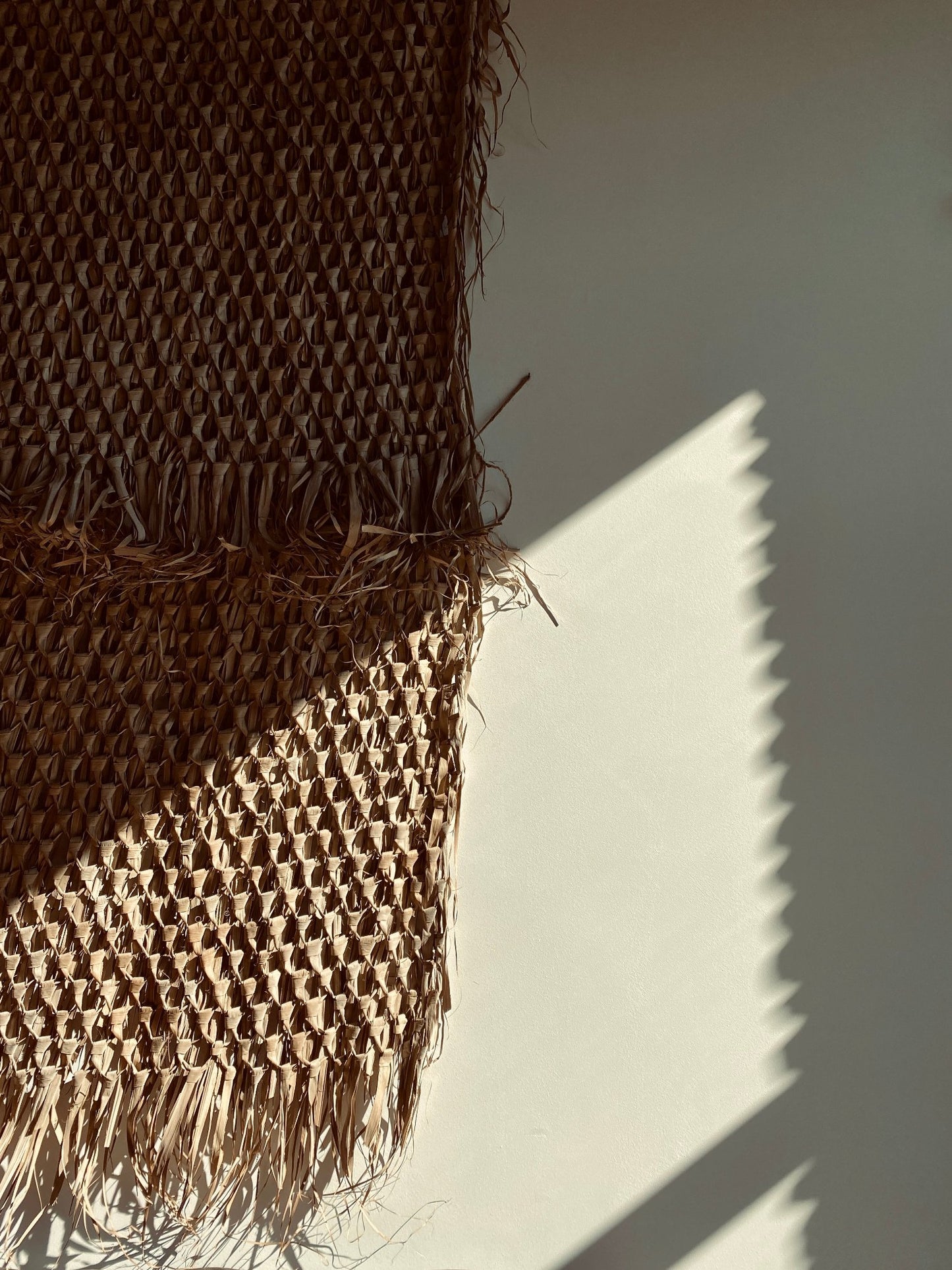 XL Wall Hanging Palmblatt - Wall Decor, Wandteppich aus getrockneten Palmblättern