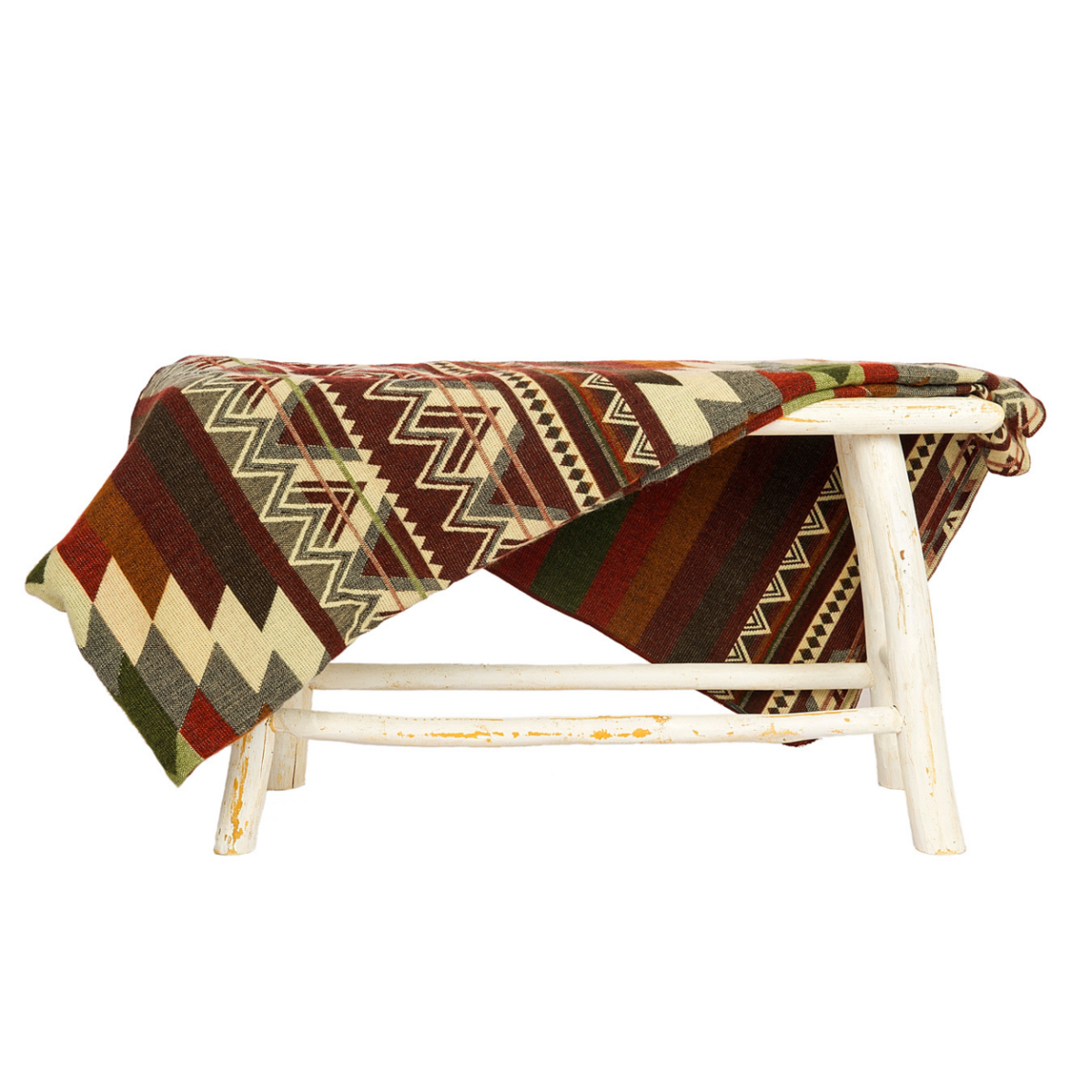 Ecuadorian Alpaca Blanket - Antisana Green