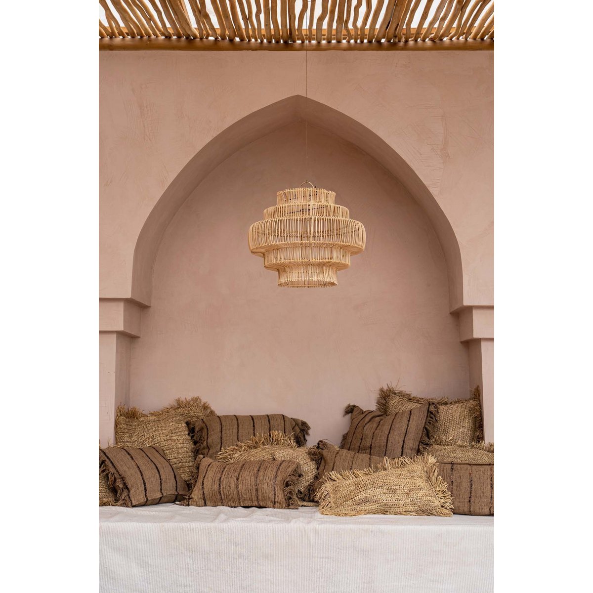 Der Oh My Gee Kissenbezug - Beige Black 40x40