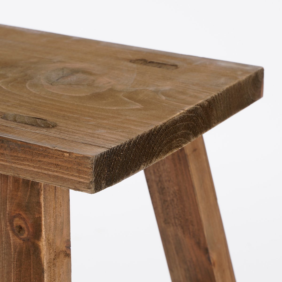 Holzhocker Bold, recyceltes Holz