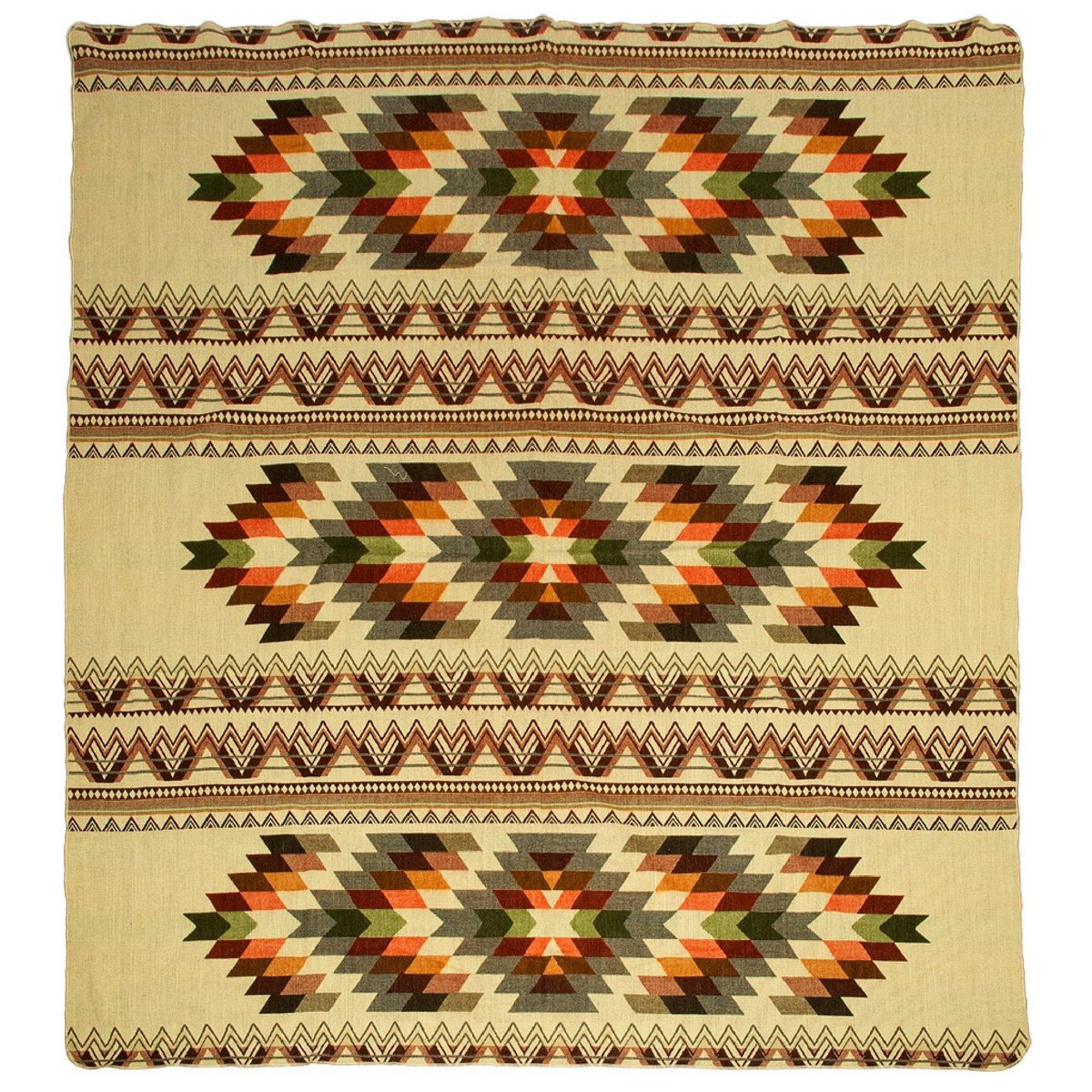 Ecuadorian Alpaca Blanket - Antisana Green