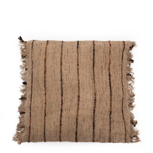 The Oh My Gee Cushion Cover - Beige Black 60x60