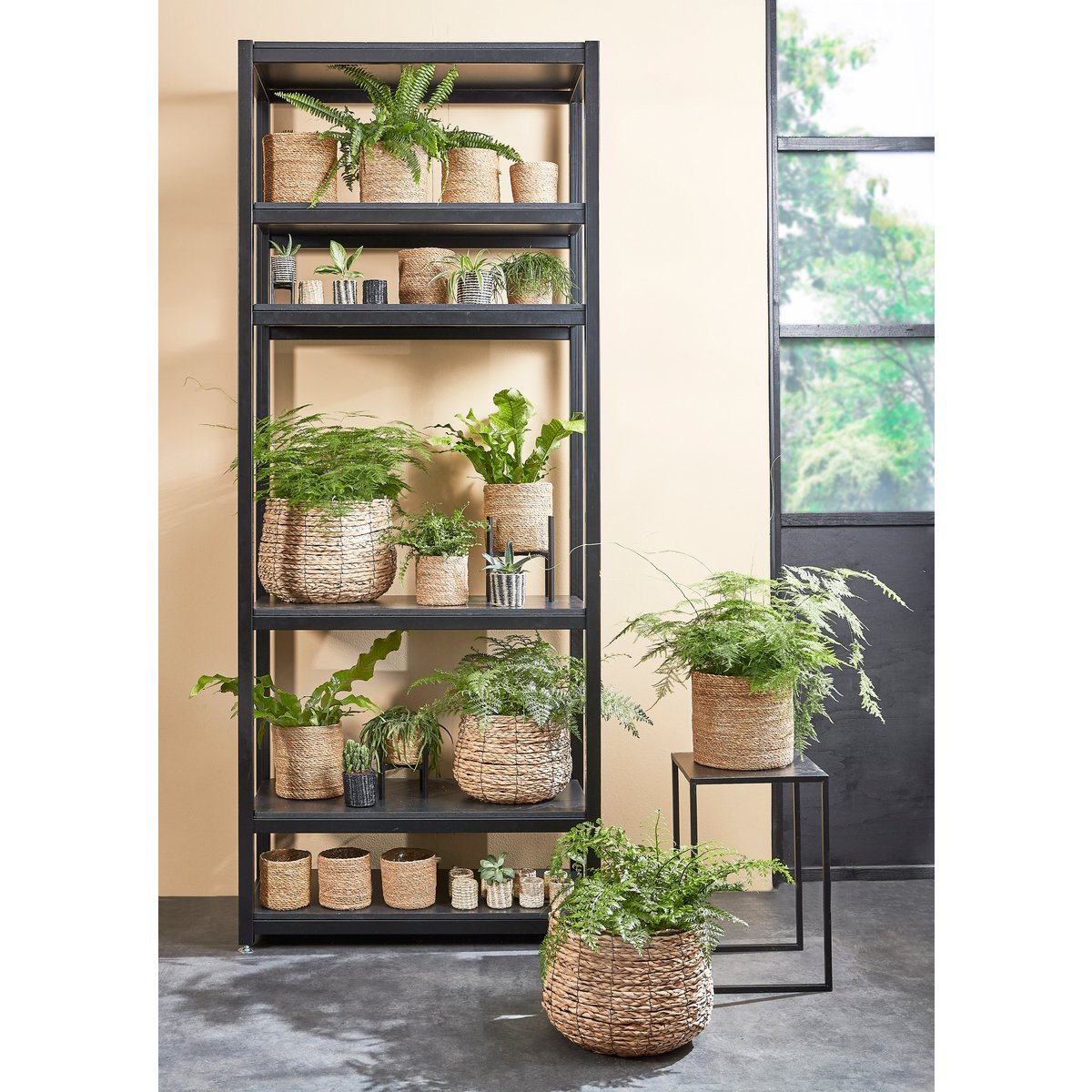 Basket for plants Avalon - H26 x Ø26 cm - seagrass