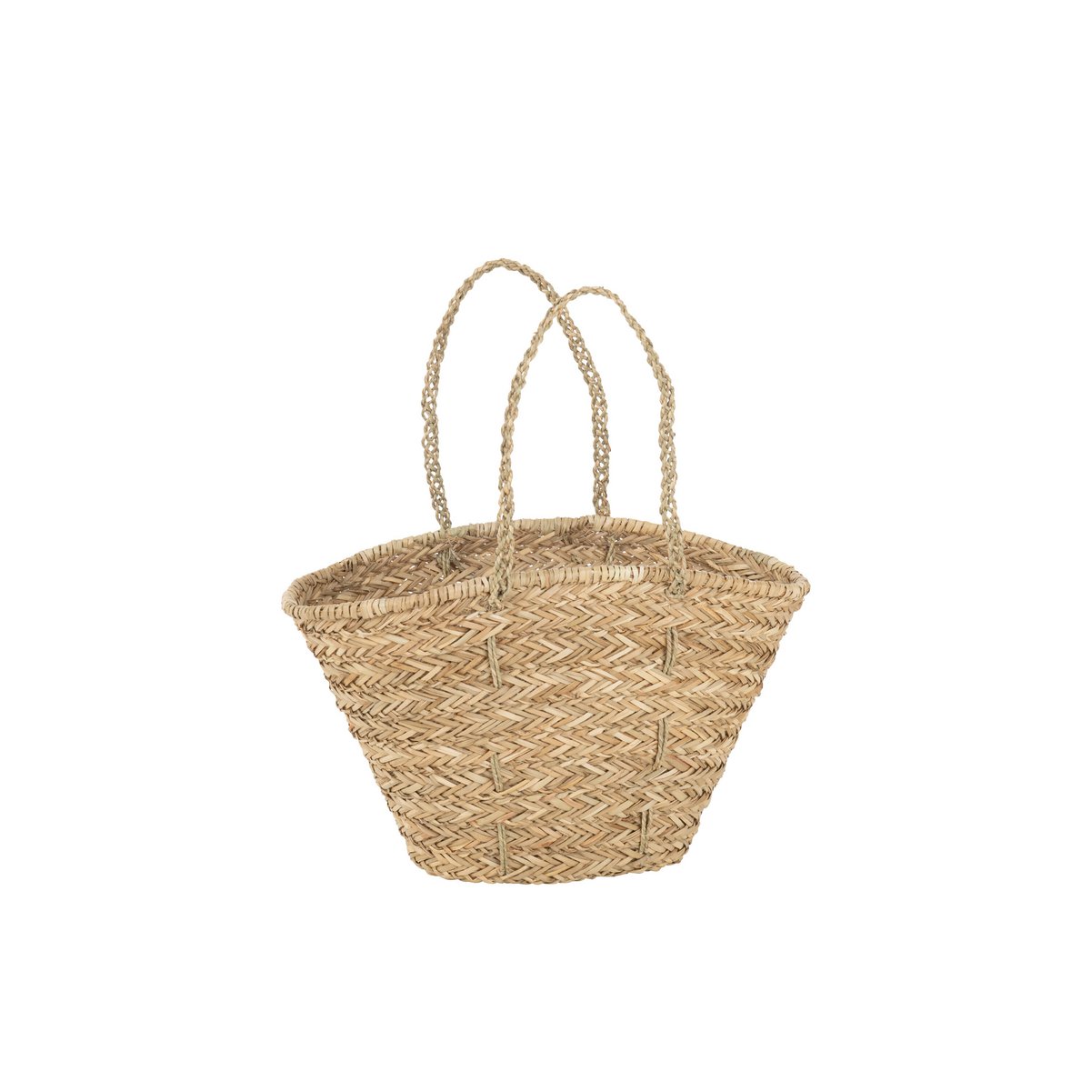 Beach bag "Beach" with long handles - natural