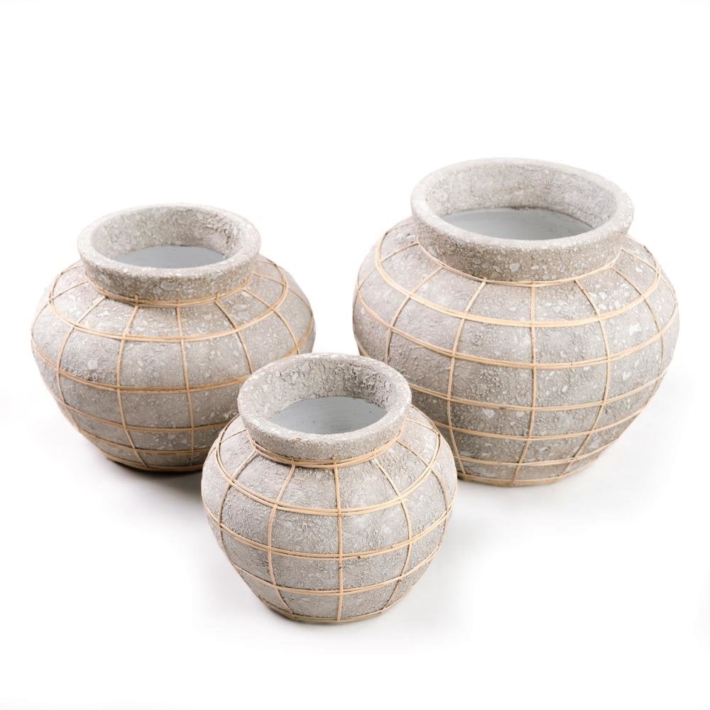 The Belly Vase - Beton Natur - L