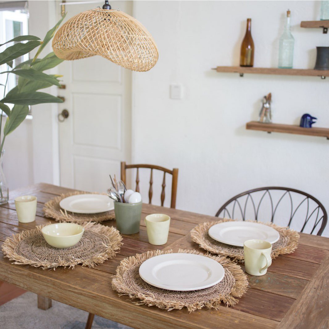 Lampshade PADMA, rattan pendant light (2 sizes)