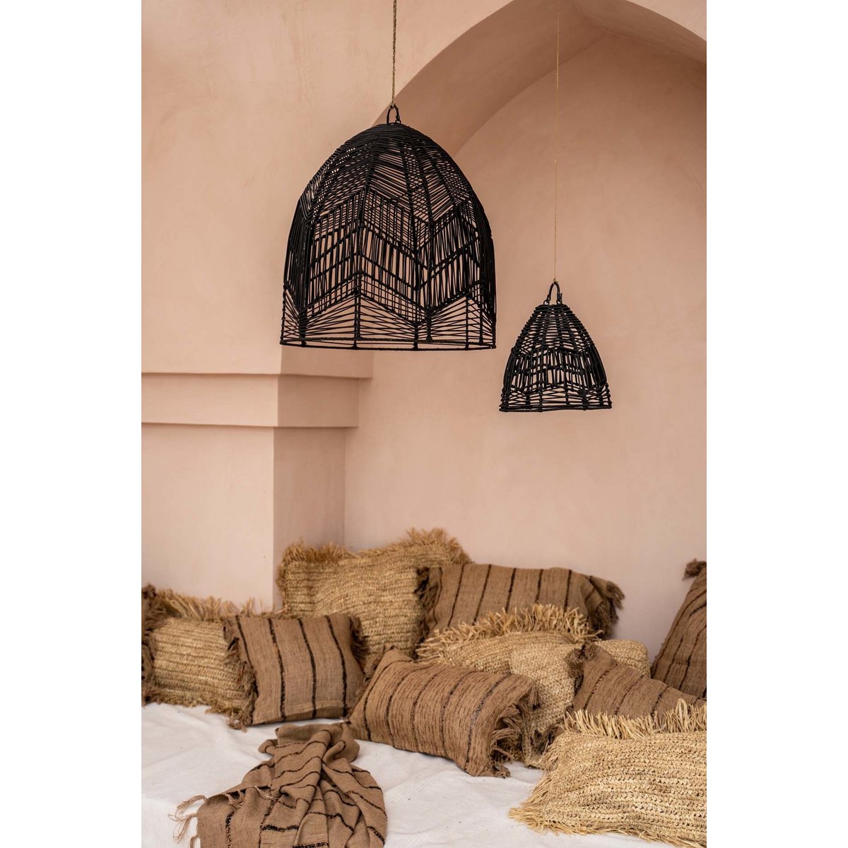 Der Oh My Gee Kissenbezug - Beige Black 40x40