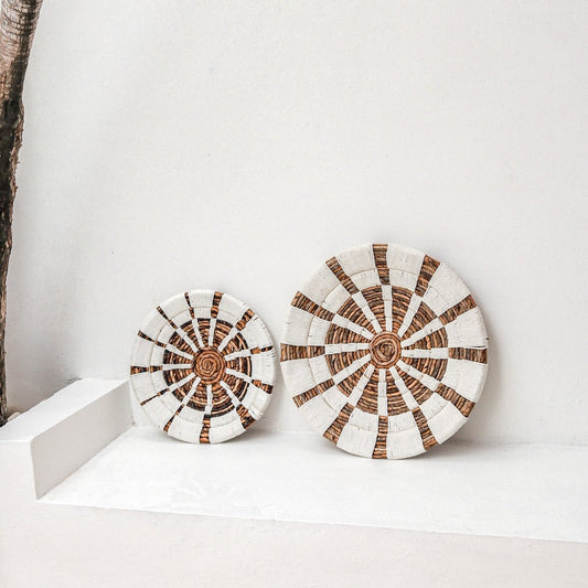 Wall decoration - wall basket - decorative bowl HUTAN made of banana fiber (2 sizes)