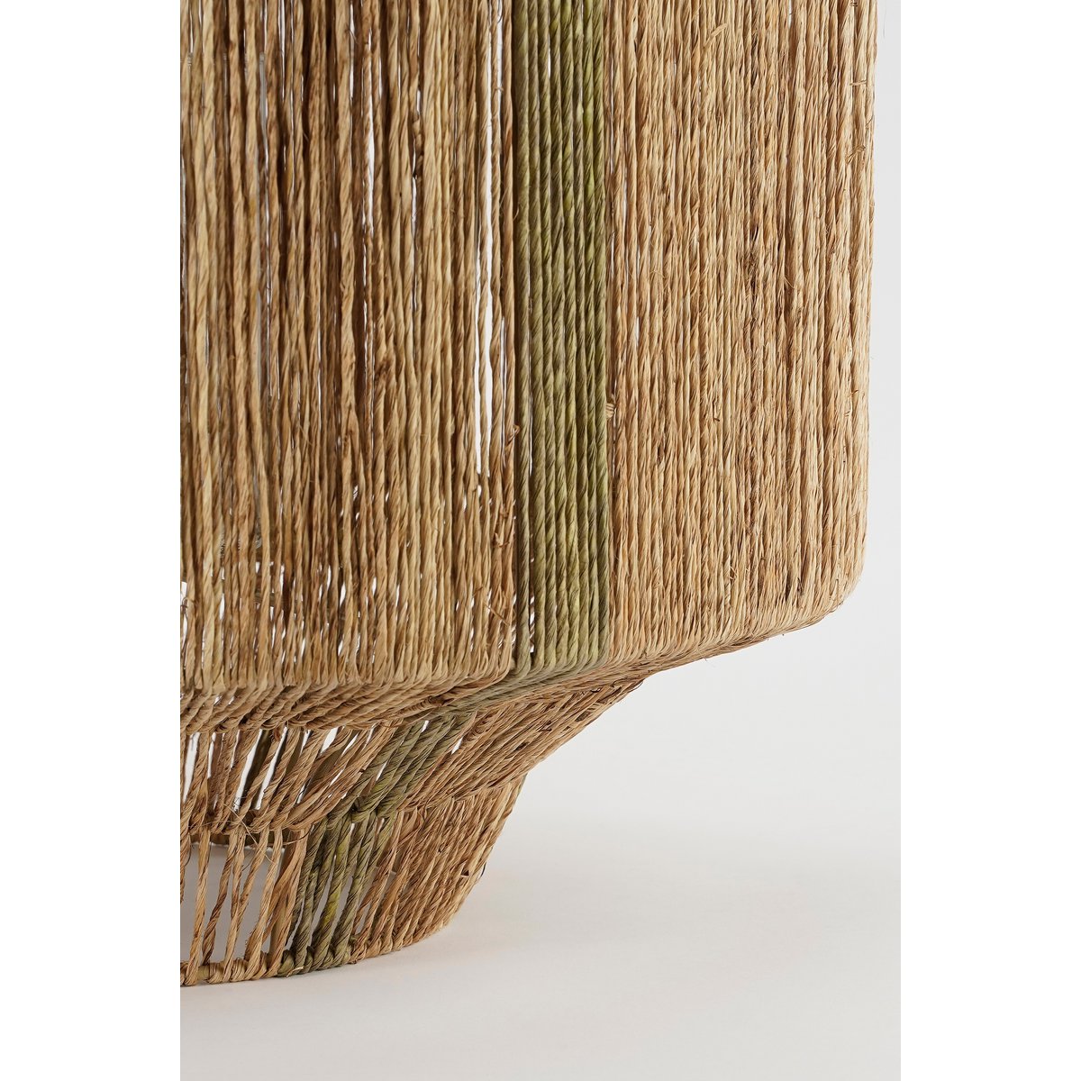 Liliano Laterne aus Jute, Dunkelgrün - H51 x Ø40 cm