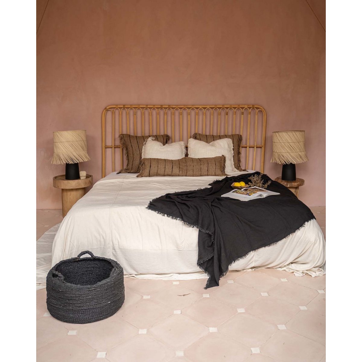 The Oh My Gee Cushion Cover - Beige Black 35x100