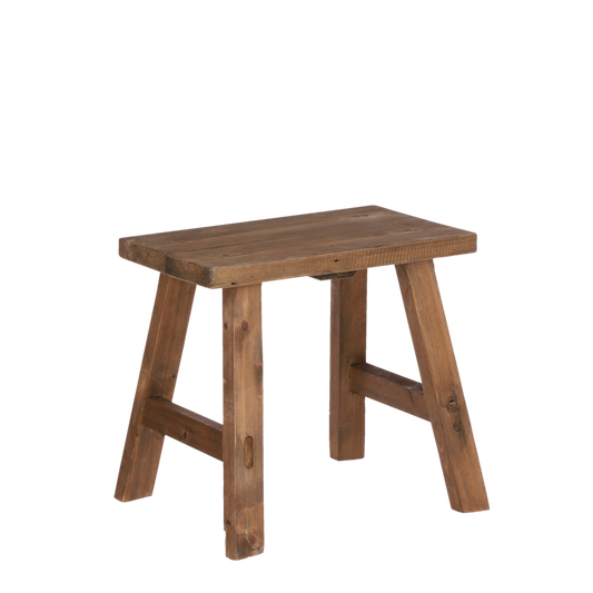 Holzhocker Bold, recyceltes Holz