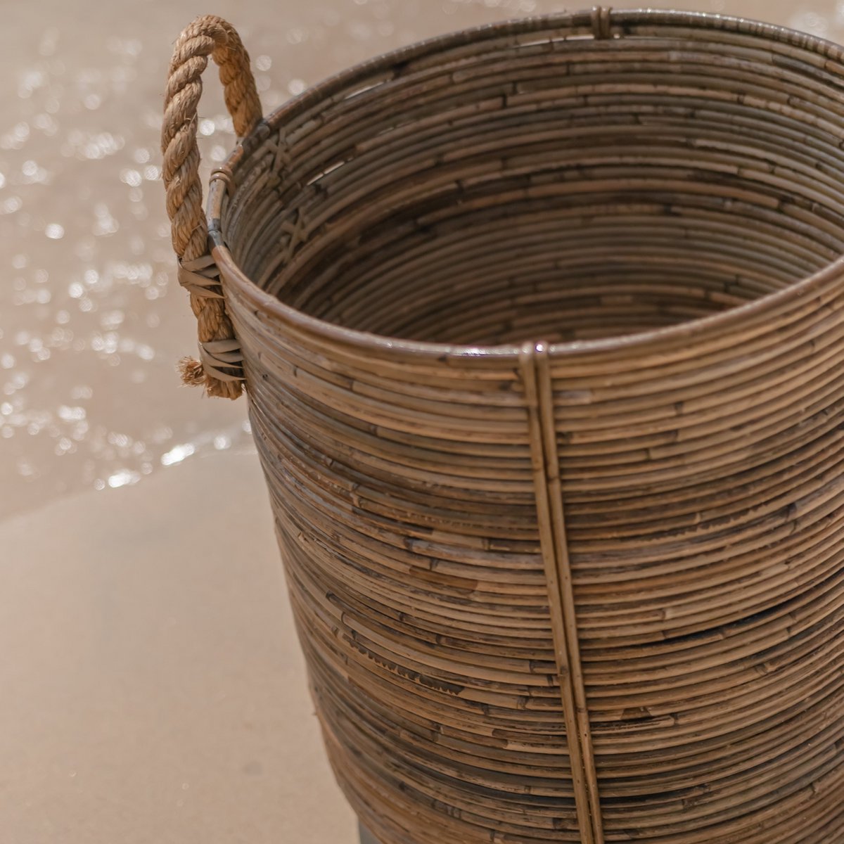 OTERE laundry basket, rattan plant basket