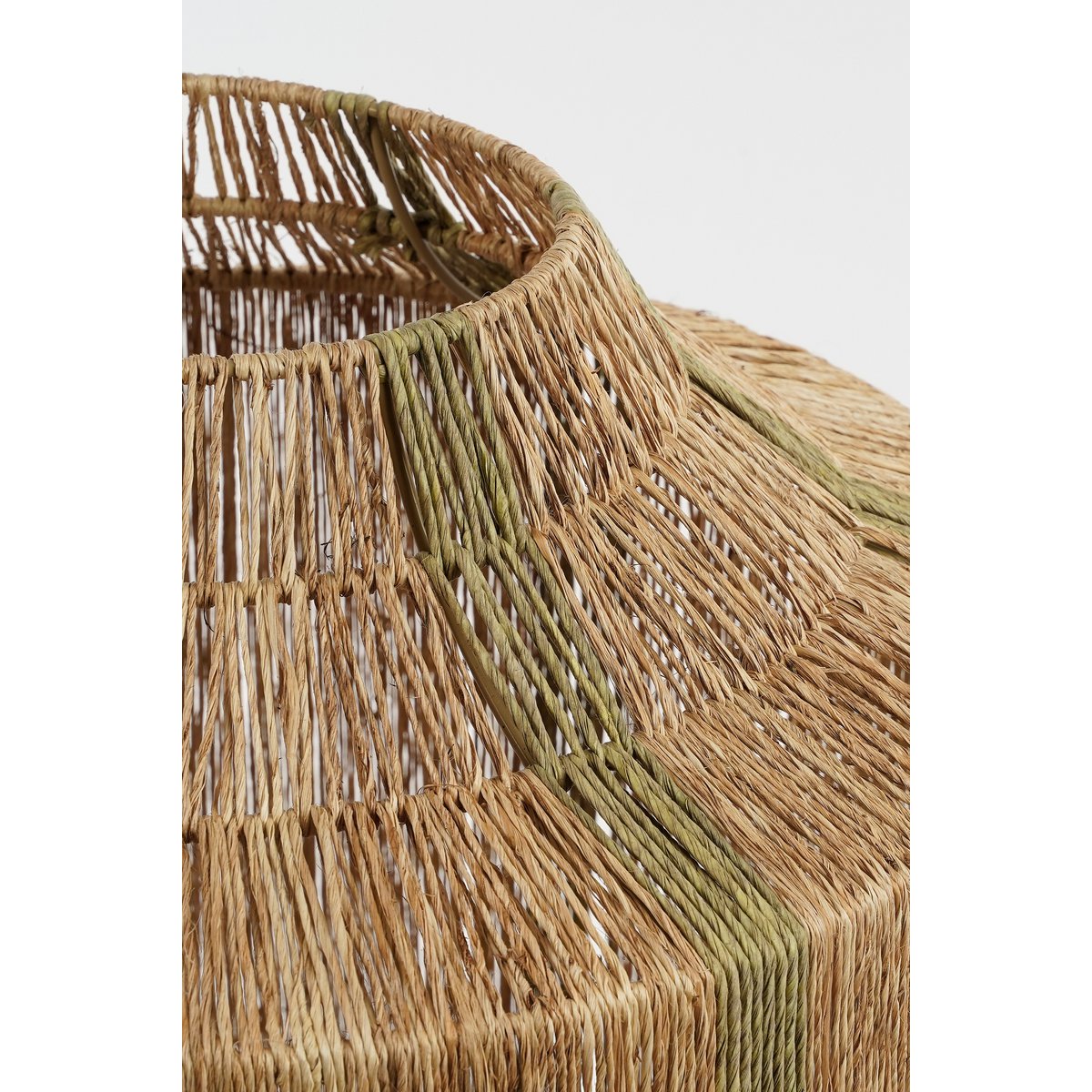 Liliano Laterne aus Jute, Dunkelgrün - H51 x Ø40 cm