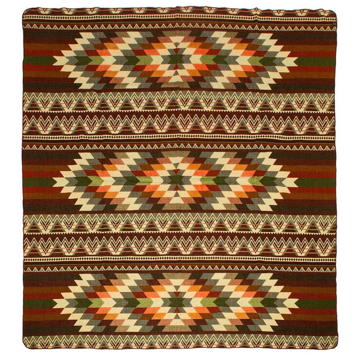 Ecuadorian Alpaca Blanket - Antisana Green