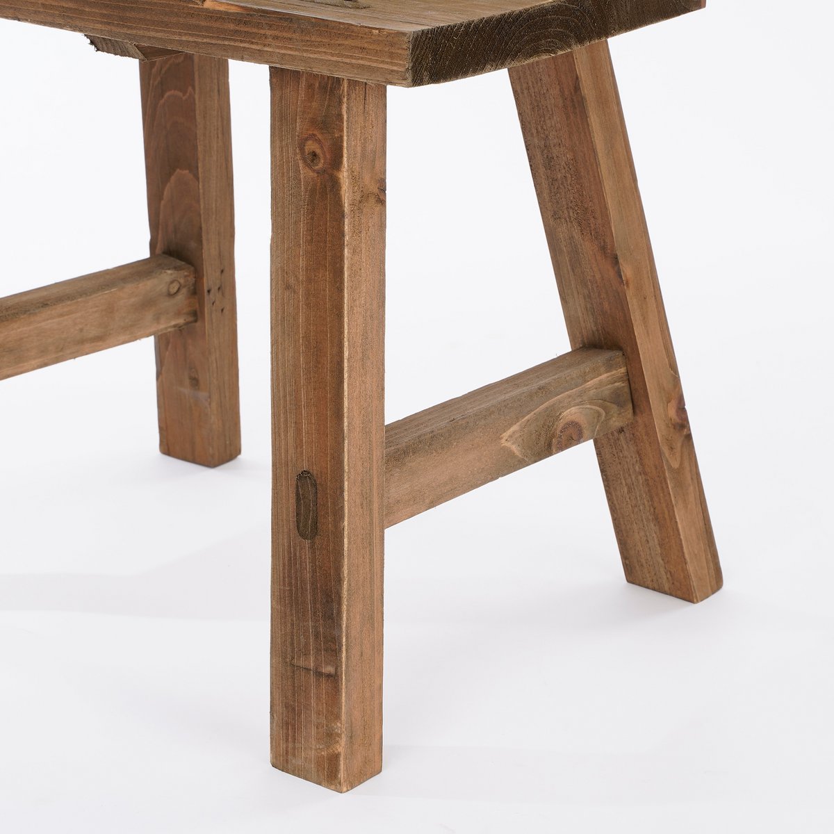 Holzhocker Bold, recyceltes Holz