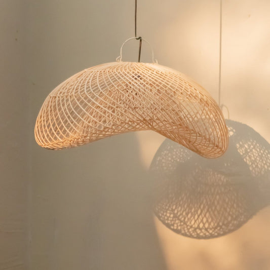 Lampenschirm PADMA, Rattan-Pendelleuchte (2 Größen)