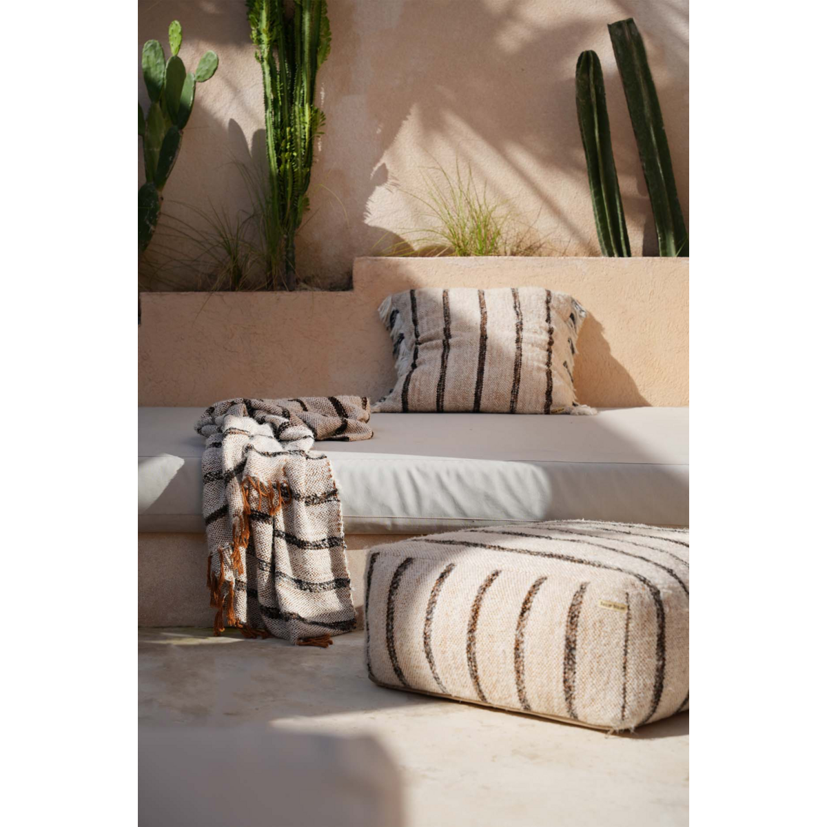 The Oh My Gee Cushion Cover – Bohemian White 60x60