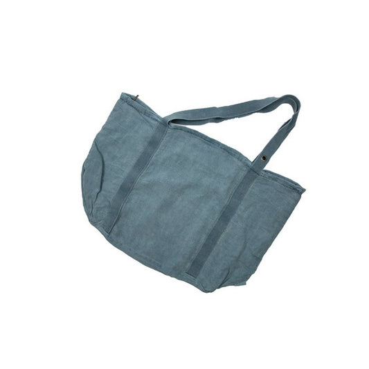 Weekender, beach bag - vintage blue