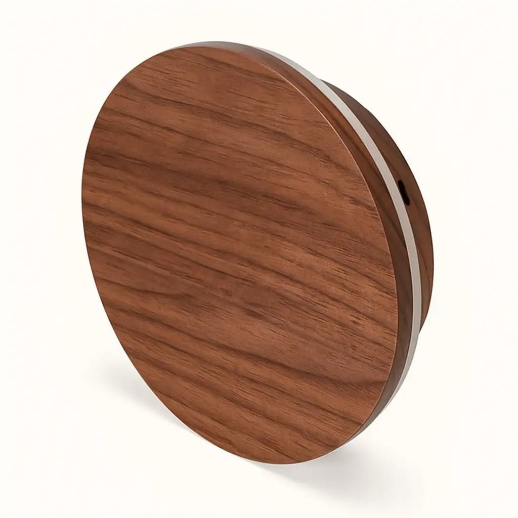 Schnurloses Wandlicht 'Lou' walnuss - wiederaufladbar, dimmbare, nachhaltig