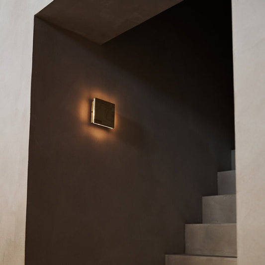 Wandleuchte 'Lane' natur - wiederaufladbare, dimmbare, natürliche Holzlampe