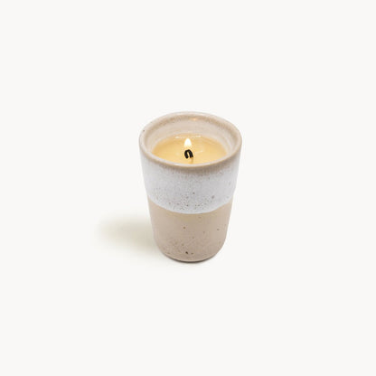 Steingut-Becher, Teelicht Aalina