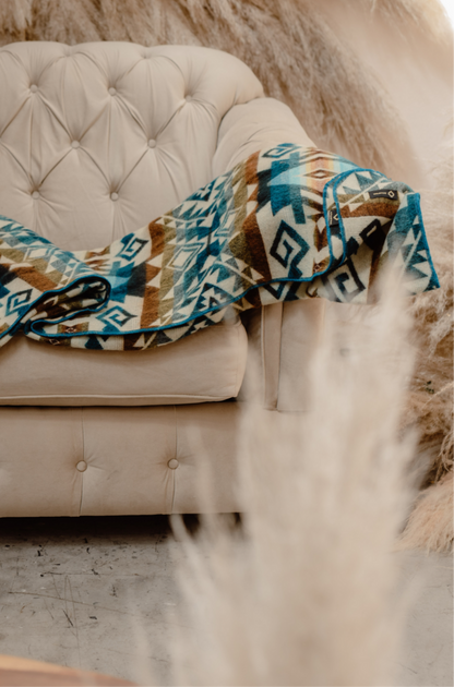 Decke aus ecuadorianischem Alpaka - Chimborazo Colormix