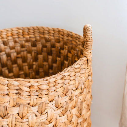 Laundry basket - Boho plant basket made of water hyacinth RAJA (3 sizes)