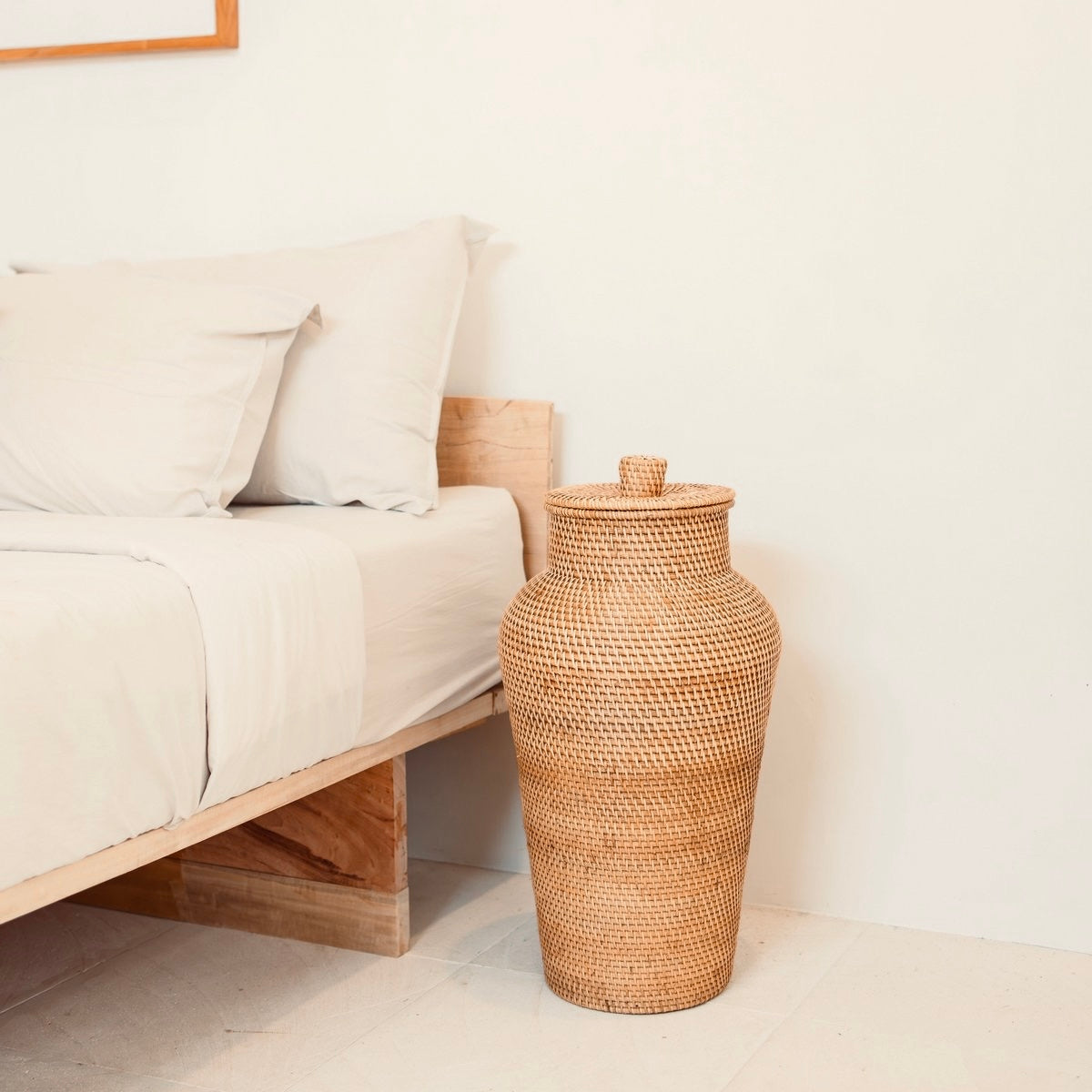 Large Boho decorative vase - floor vase KIDUNG, handmade