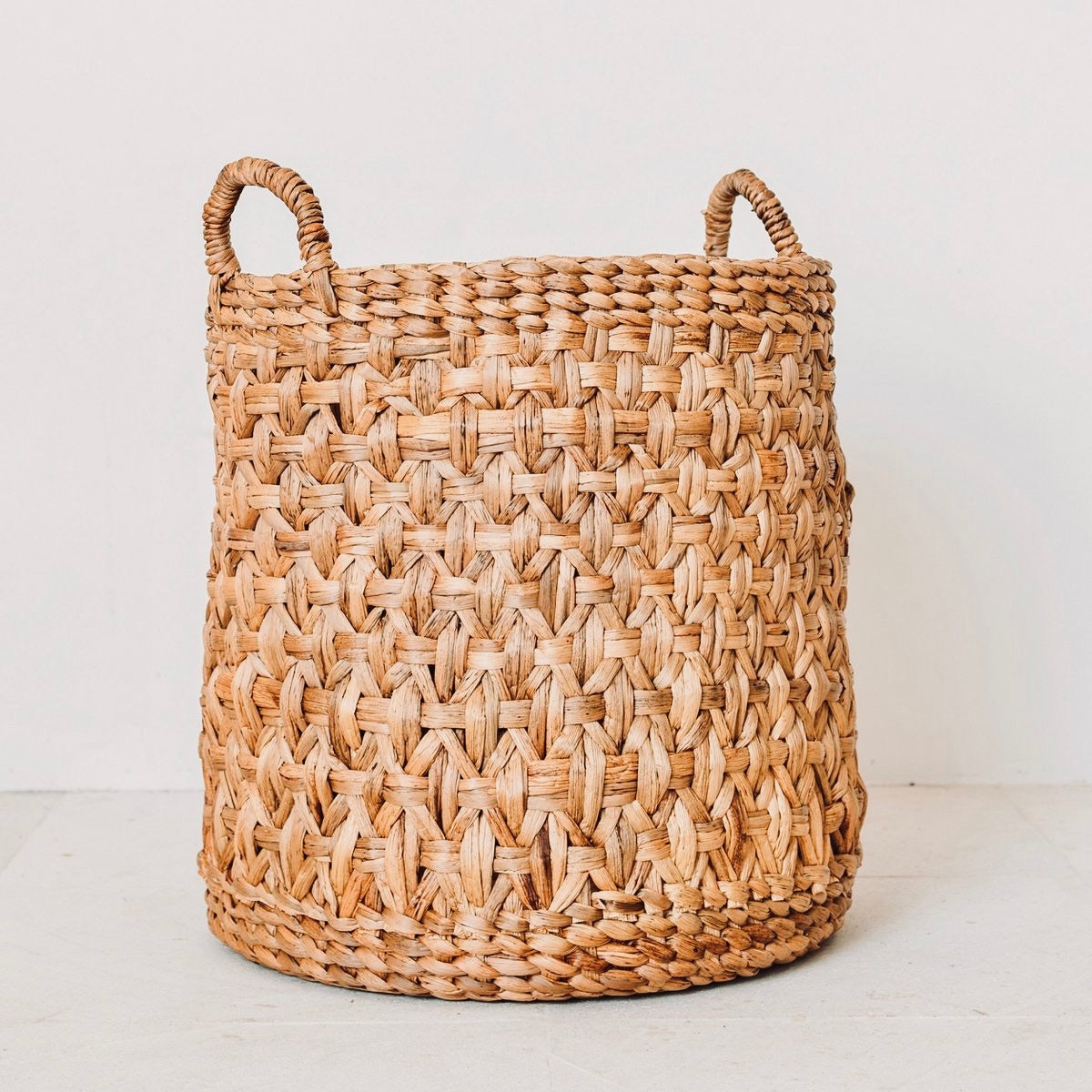 Laundry basket - Boho plant basket made of water hyacinth RAJA (3 sizes)