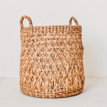 Laundry basket - Boho plant basket made of water hyacinth RAJA (3 sizes)