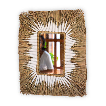 Seagrass Wall Mirror Kirana - 60x50 cm
