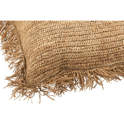 Boho-Beach cushion, Raffia natural XL