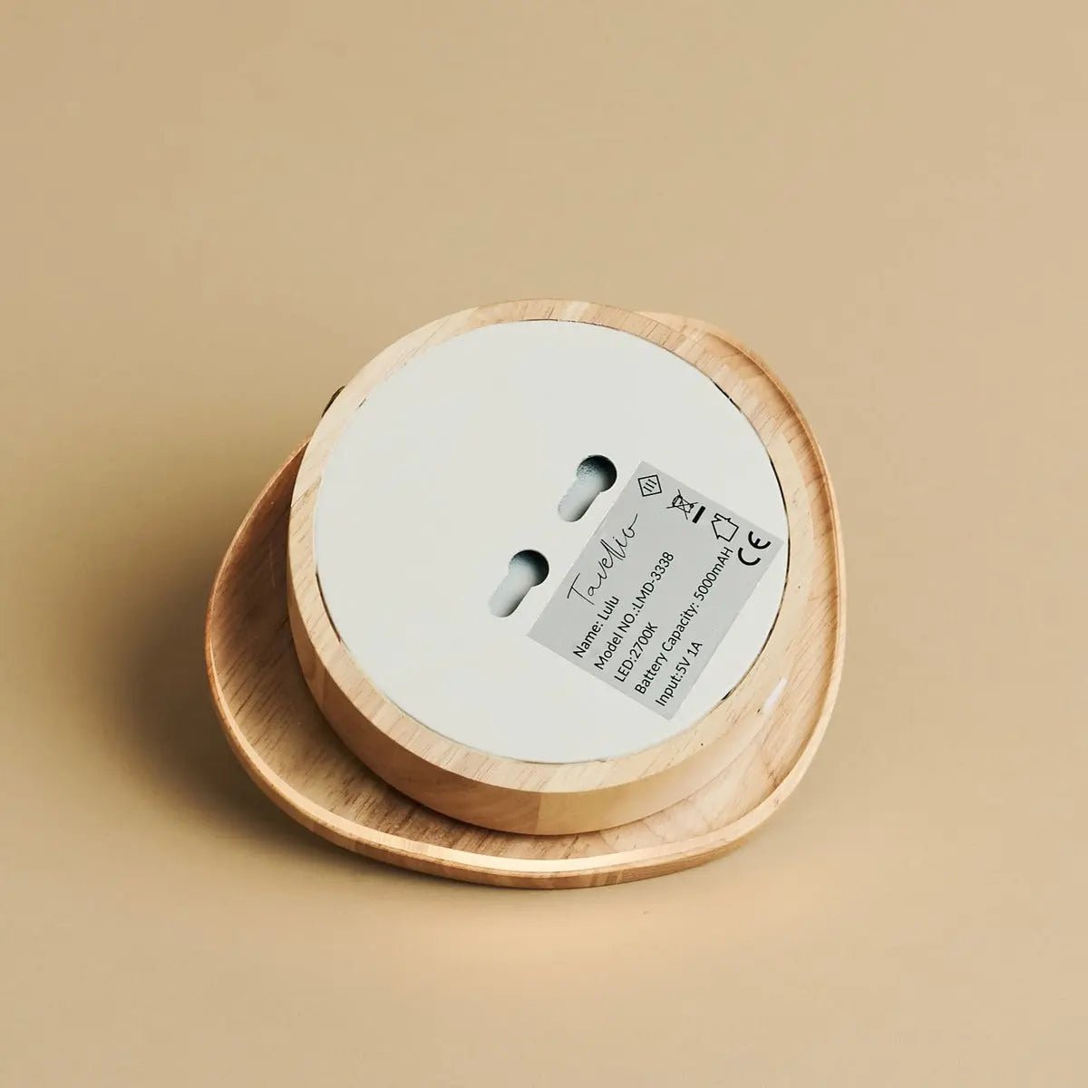 Wandlicht 'Lulu' - Holz, schnurlos - wiederaufladbar