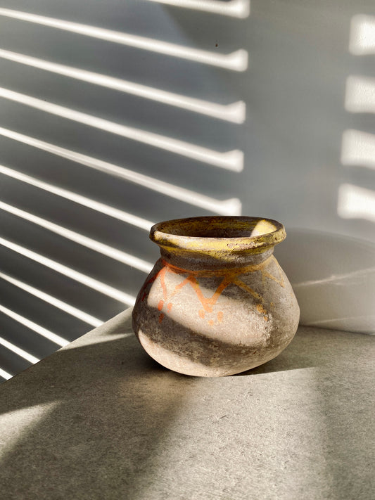 Vase "the moccatone" wabisabi - colorful ethno
